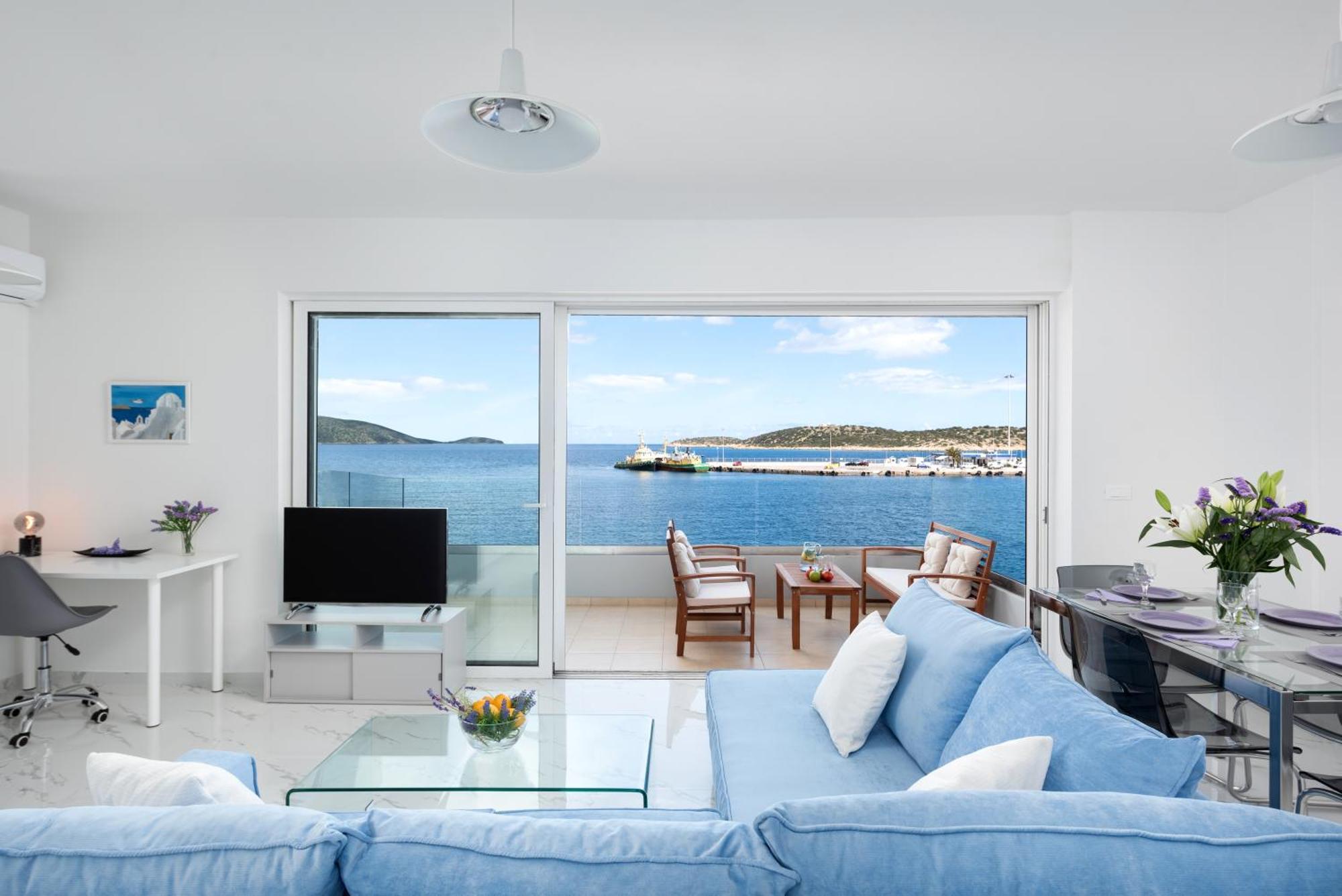 Sea View Bliss 2br Agios Getaway Daire *
